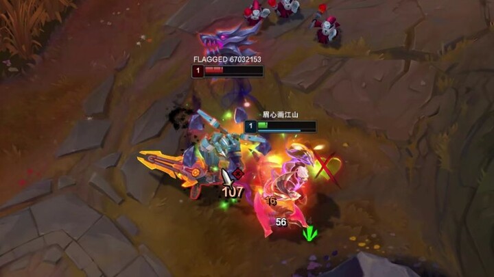 After you auto-attacked and stopped, you actually delayed your Flash, causing the enemy to cancel th