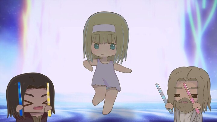 Grandma Ymir is just dancing