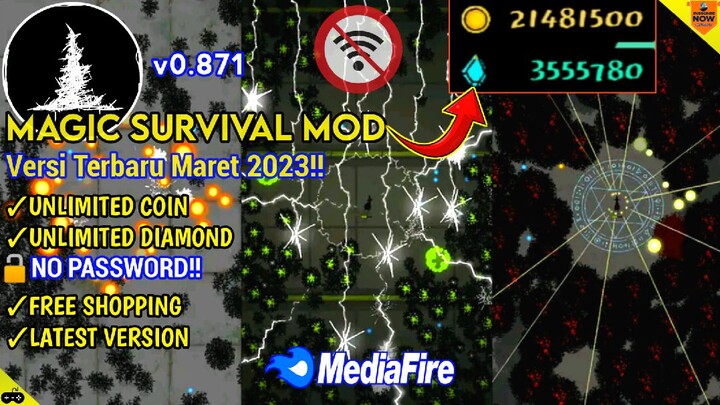 Magic Survival Mod Apk Versi 0.871 Terbaru 2023 - No Password & Unlimited Coin!!