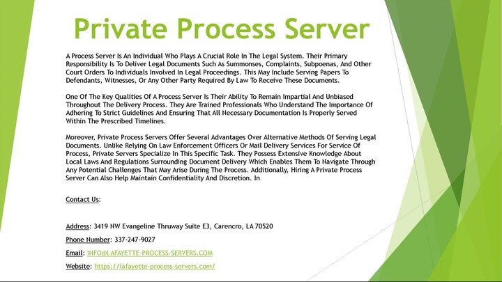 Private Process Server