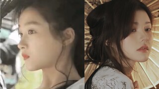 Sekilas cinta di tahun-tahun romantis | Guan Xiaotong meniru riasan dengan payung