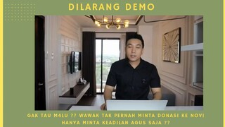 Panas!! Wawak Tak Pernah Minta Donasi ke Novi