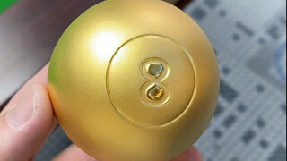 Have you seen the golden black 8 billiard ball?