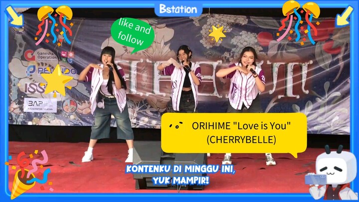 ORIHIME "Love is You" (Cherrybelle) di Asian Festival 2026