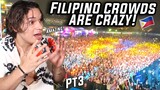 In the Philippines, the crowd sings FOR YOU! Latinos react to INSANE Filipino LIVE CROWDS