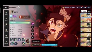 Gear Set Black Asta | Black Clover Mobile