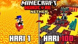100 Hari di Minecraft Hardcore Tapi Nether Only