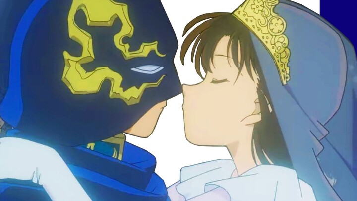 Shinichi and Ran | Snowman I am right here, I am not hiding or running away, go ahead, great detecti