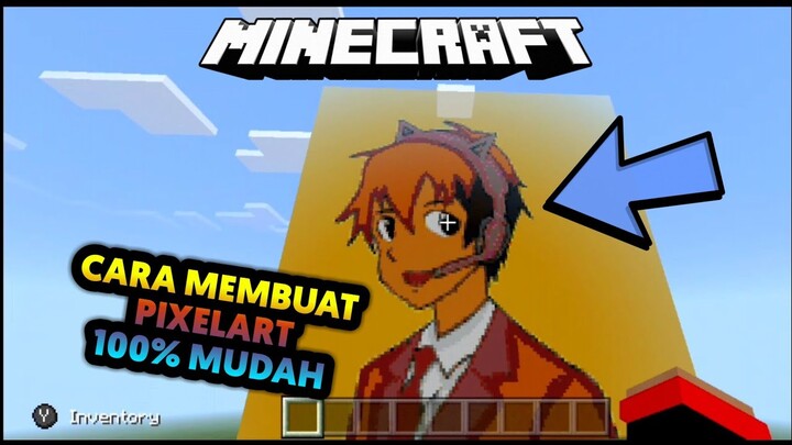 CARA MEMBUAT PIXELART DI MINECRAFT 100% MUDAH