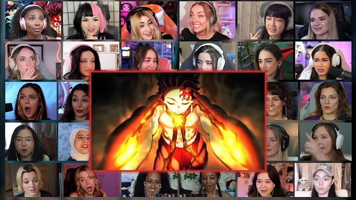 [Girls Reaction] Demon Slayer Season 4 Episode 6 Reaction Mashup | 鬼滅の刃