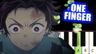 Kimetsu no Yaiba ED - from the edge - EASY Piano Tutorial(Synthesia) by TAM