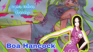 Ratu ular dari one piece DRAWING Boa Hancock