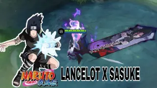 Lancelot As Sasuke Uchiha | MLBB Collab Anime
