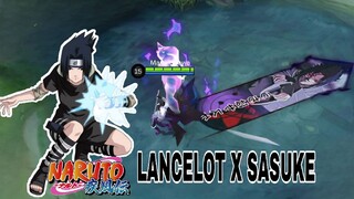 Lancelot As Sasuke Uchiha | MLBB Collab Anime