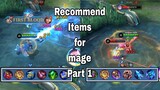 RECOMMEND ITEMS FOR MAGE HEROES PART 1 #mobilelegends