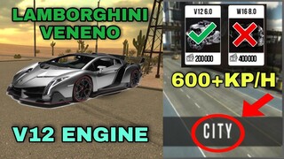 lamborghini veneno | new best gearbox | v12 engine | car parking multiplayer v4.8.5 new update 2022