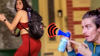 แอร์ฮอร์น Scare Prank 😱