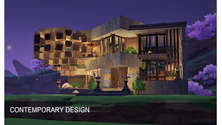 [Genshin Impact Dust Song Pot] Contemporary Residential Design