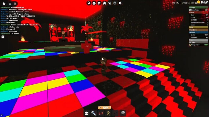 🧸◞ VTUBER PLAYS ﹕ WORK AT A PIZZA PLACE ☆ #ROBLOX