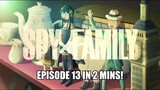Spy x Family | Episode 13 "Project Apple" Review and Recap in 2 mins