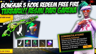 BONGKAR 5 KODE REDEEM FREE FIRE TERBARU HARI INI RESMI DARI GARENA - 11 MARET 2022