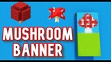 How to make a MUSHROOM banner in Minecraft!