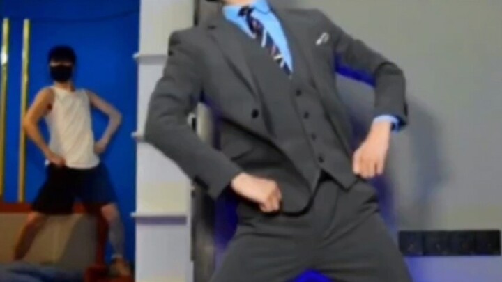 My younger brother said he wanted to see me wearing a suit and dancing Mongolian style so that he co