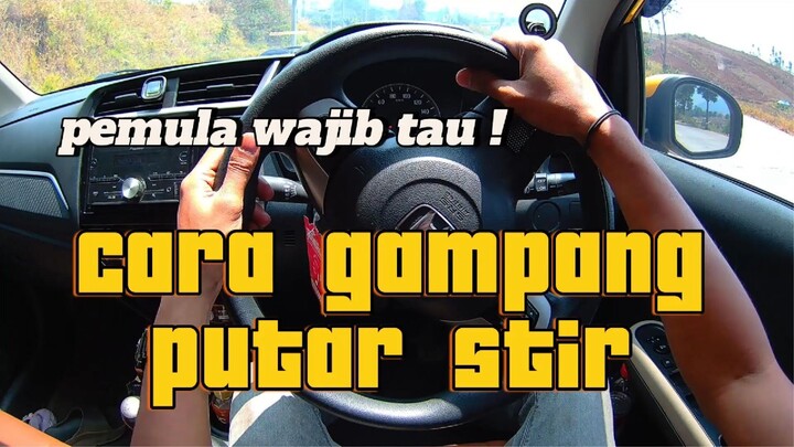 Teknik Putar stir pemula belajar mengemudi dari nol
