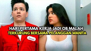 KANG BERSIH-BERSIH TERJEBAK BERSAMA GADIS CANTIK DI DALAM SUPERMARKET - ALUR CERITA FILM