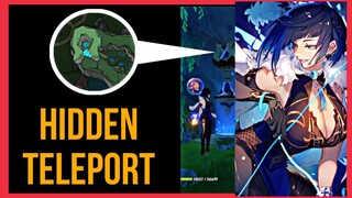 HIDDEN TELEPORT ERINNYES FOREST GENSHIN IMPACT | HIDDEN TELEPORT GENSHIN IMPACT