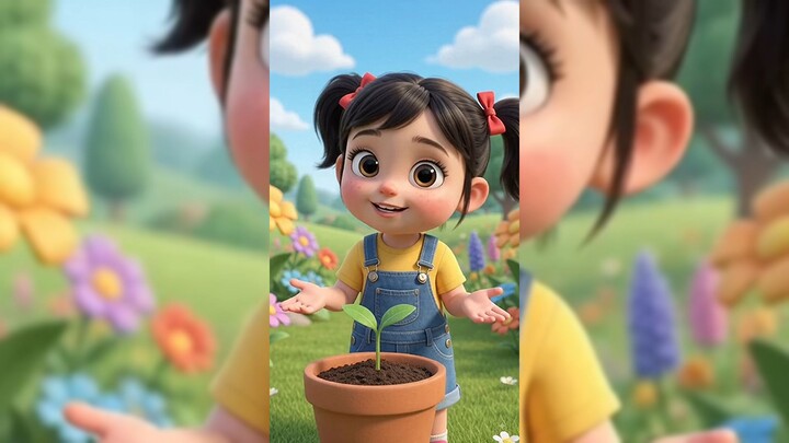 Pauday Ko Kya Chahiye? 🌱☀️💧 | Kids Learning | Happy Land #Shorts