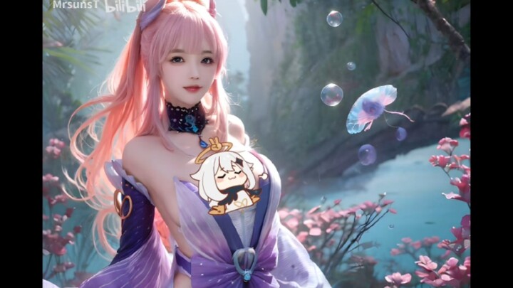 Tranh AI   Genshin Impact   Nữ thần  SanGoku Shinsei  Gợi cảm  Cô gái dễ thương  Coser