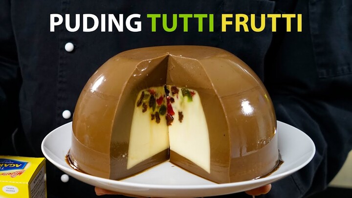 RESEP PUDING TUTTI FRUTTI #CaraMembuat