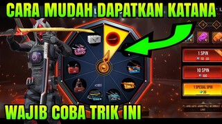 CARA MENDAPATKAN KATANA LEGENDARY COBRA FREE FIRE | CARA SPIN KATANA LEGENDARY COBRA