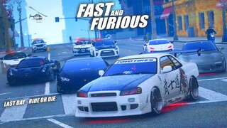 FAST AND FURIOUS KEI O'CONNER DIHUKUM MATI ! DIBURU POLISI 4 HELIKOPTER !!! GTA 5 ROLEPLAY