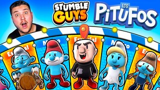 NUEVAS SKINS *PITUFOS* y NUEVO MAPA de STUMBLE GUYS 0.57! 😱🔥