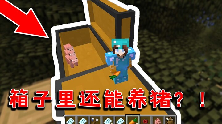 Minecraft Sinh Tồn Siêu Nhỏ 5: Lợi ích của việc thu nhỏ ở đâu? Nuôi lợn trong rương là vui nhất!