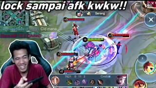 LOCK CLAUDE SAMPAI DIA PURA2 AFK DI BACOTIN TIMNYA!! AUTO KENA MENTAL MATI 11 KWKW!!