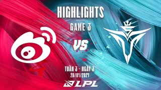 WBG vs V5 | Highlights - Game 3 | Tuần 3 Ngày 3 | LPL Mùa Xuân 2022