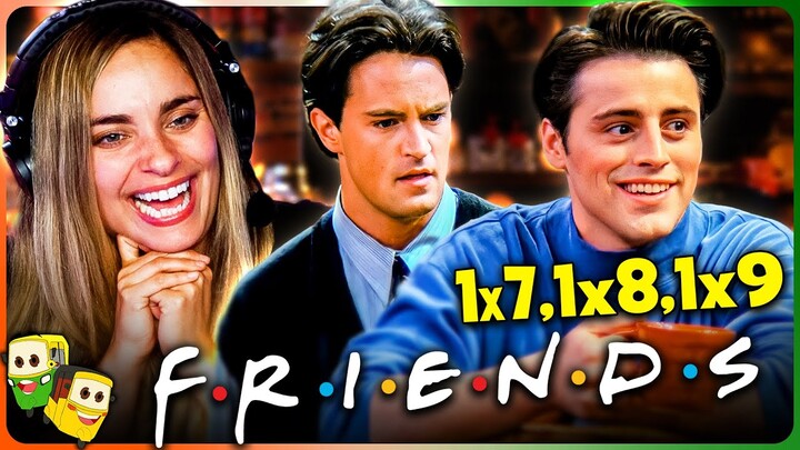 FRIENDS SEASON 1 Episodes 7,8, & 9 REACTION! | First Time Watch!