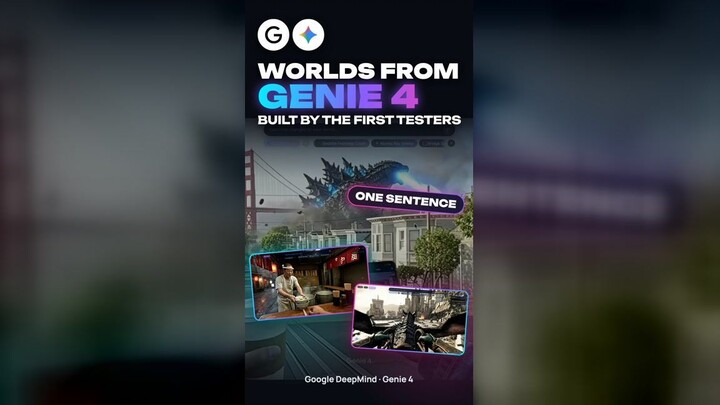 What the first testers built in Google's Genie 4: Godzilla, a dragon and Doom