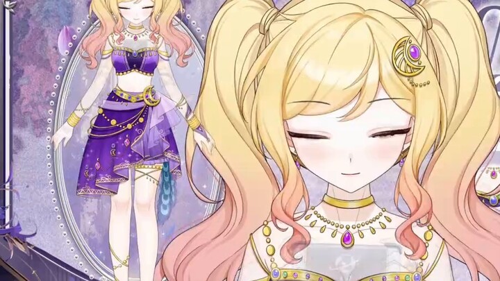 [Live2D model display] Let’s have a romantic date in the sea of wisteria flowers!