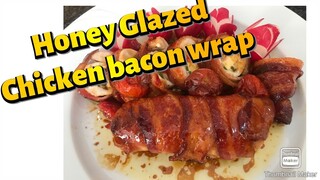 HONEY GLAZED CHICKEN BACON WRAP /JUSTINE BEIBER