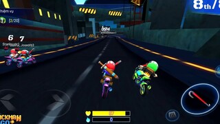 Noob ZioKass Tham Gia Thử Thách Đua Xe Bá Đạo Nhất Trong Blockman Go - Road Rash