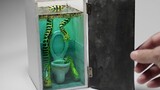 [DIY] Làm một con rắn trong toilet bằng đất sét Polymer
