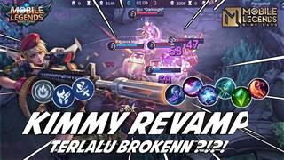 TERLALU PEDAS DAMAGE KIMMY REVAMP ! || GAMEPLAY KIMMY - MLBB