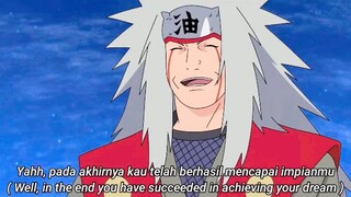 ketika Naruto bertemu dengan Jiraiya setelah menjadi hokage☹️