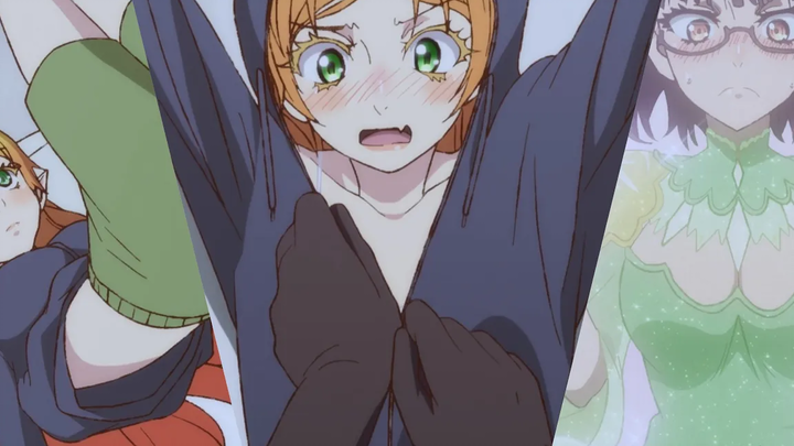 Ojisan Wan t แก้มของเขา ck & Fujimiya สวมชุดเอลฟ์ Isekai Ojisan