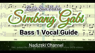 SIMBANG GABI_SATB (Bass 1 Vocal Guide) Lucio San Pedro
