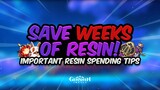 STOP WASTING YOUR RESIN! Important Tip to Farm Efficiently and Save Resin | Genshin Impact